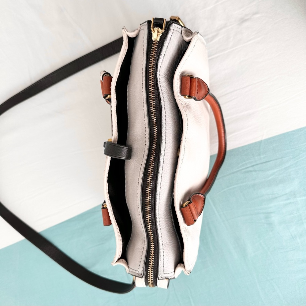 FOSSIL Ryder Leather Satchel in Neutral - Picture 5 of 14